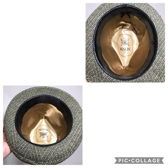 Vintage Charles Knox Tweed Fedora Hat - Picture 5 of 9
